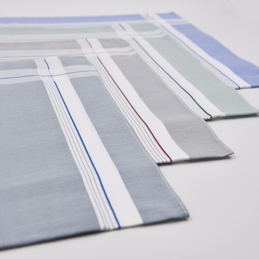 Set da 12 fazzoletti Filotex Elio 100% cotone colorato 10 made in Italy