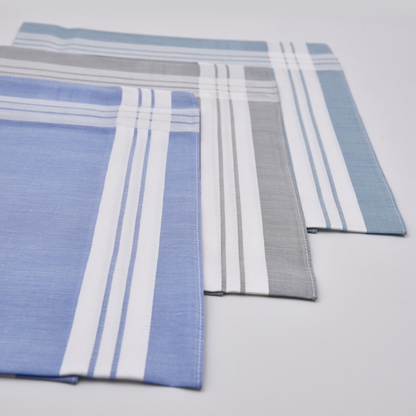 Set da 12 fazzoletti Filotex Elio 100% cotone colorato 2 made in Italy