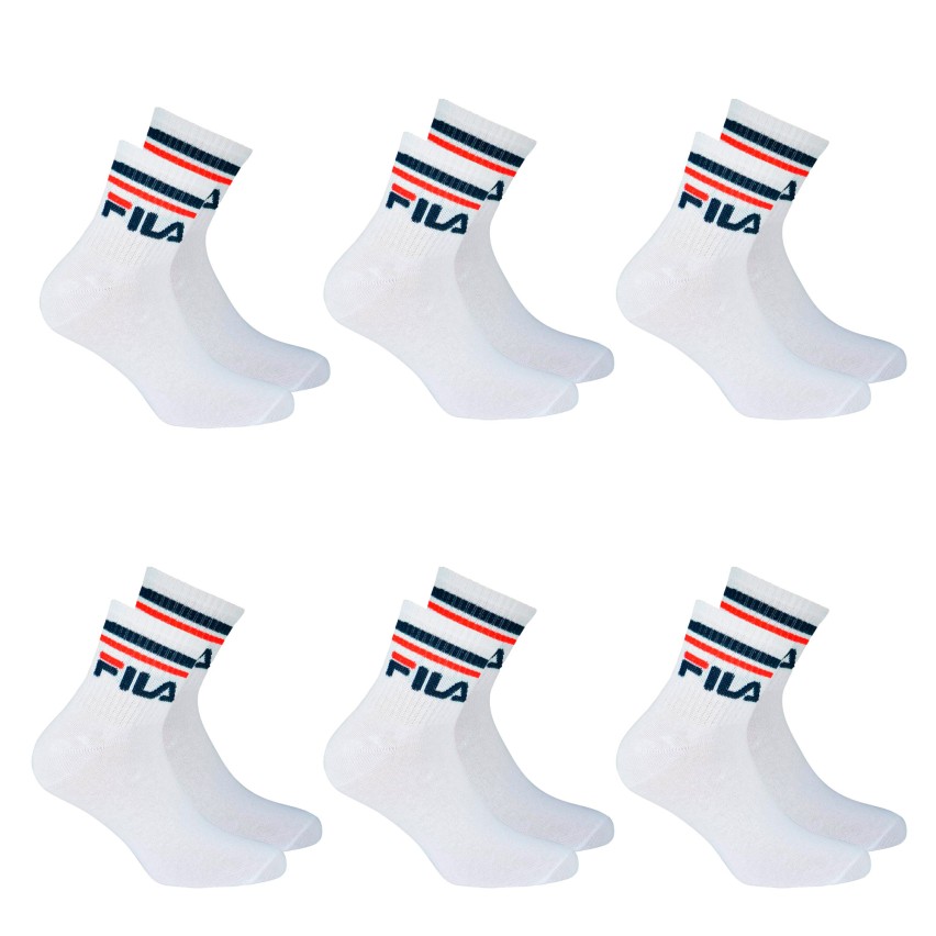 Calze corte Fila F9398 unisex sportive cotone 3 paia