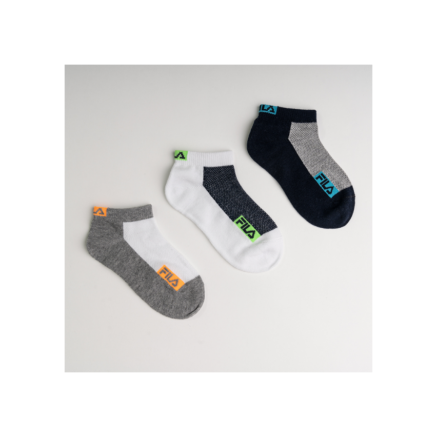 Fantasmini bambino Fila F1320D multicolor cotone 3 paia