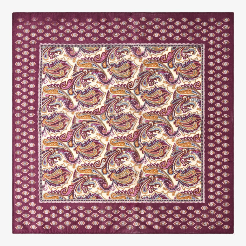 Fazzoletti in cotone Paisley Made in Italy Filotex 12 pz