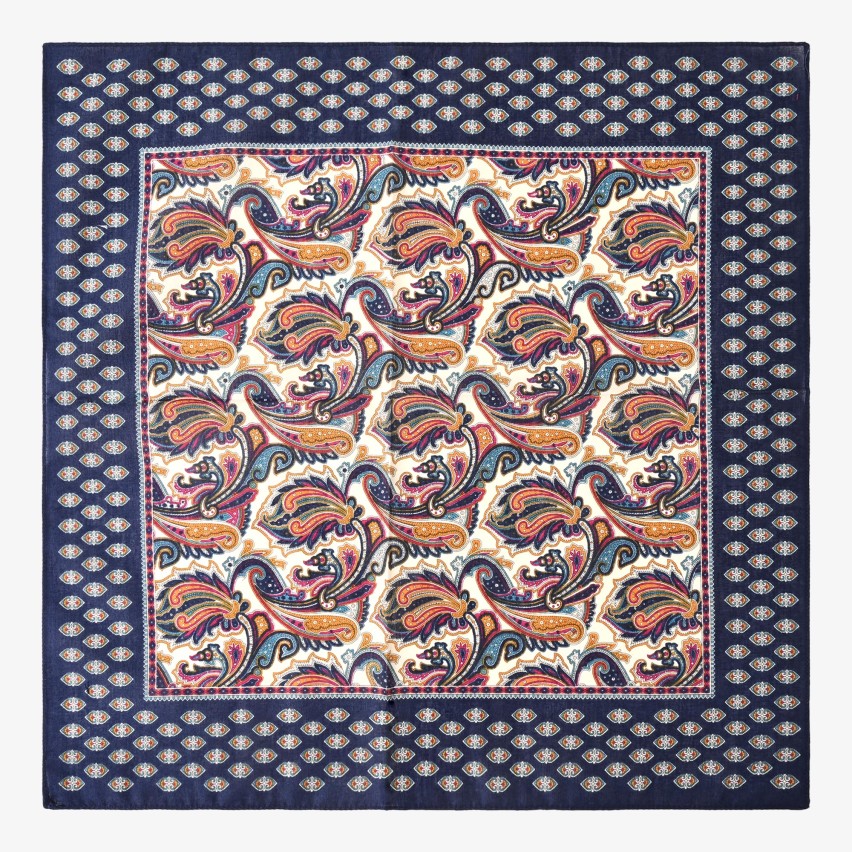 Fazzoletti in cotone Paisley Made in Italy Filotex 12 pz