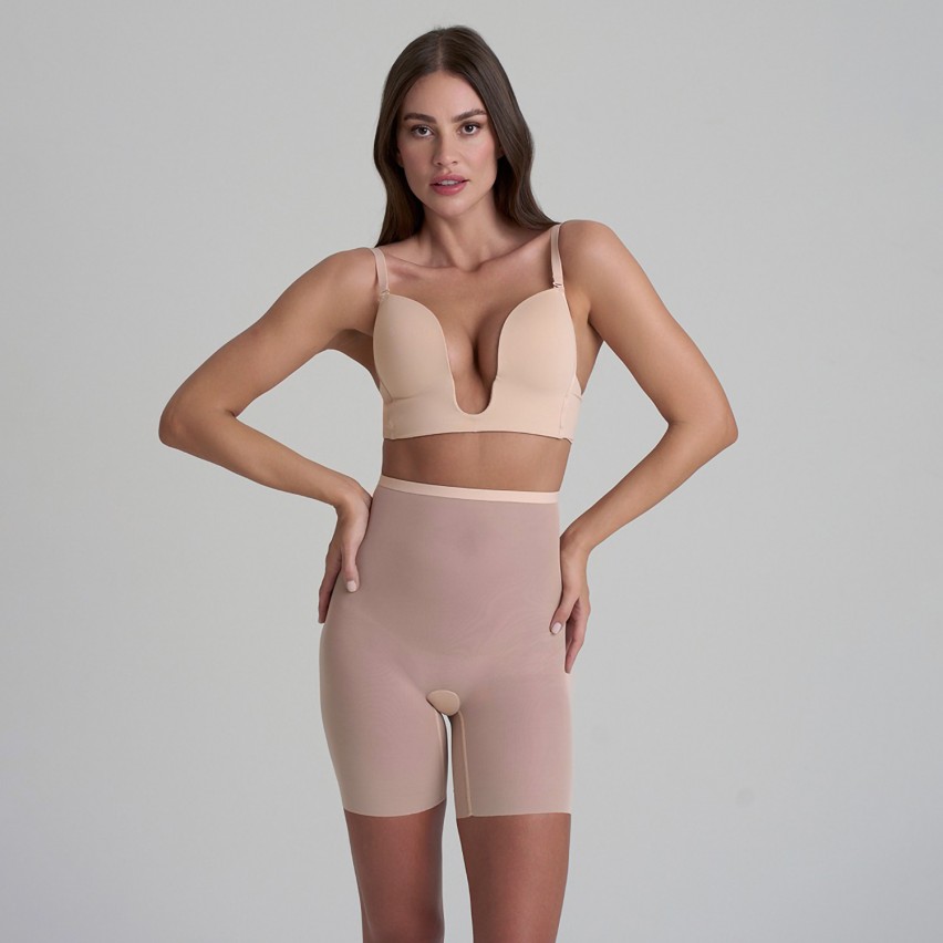 Guaina a pantaloncino modellante tulle semitrasparente Bye bra FTHWS