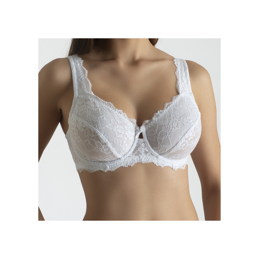 Reggiseno con ferretto non imbottito Frames r539 in pizzo floreale