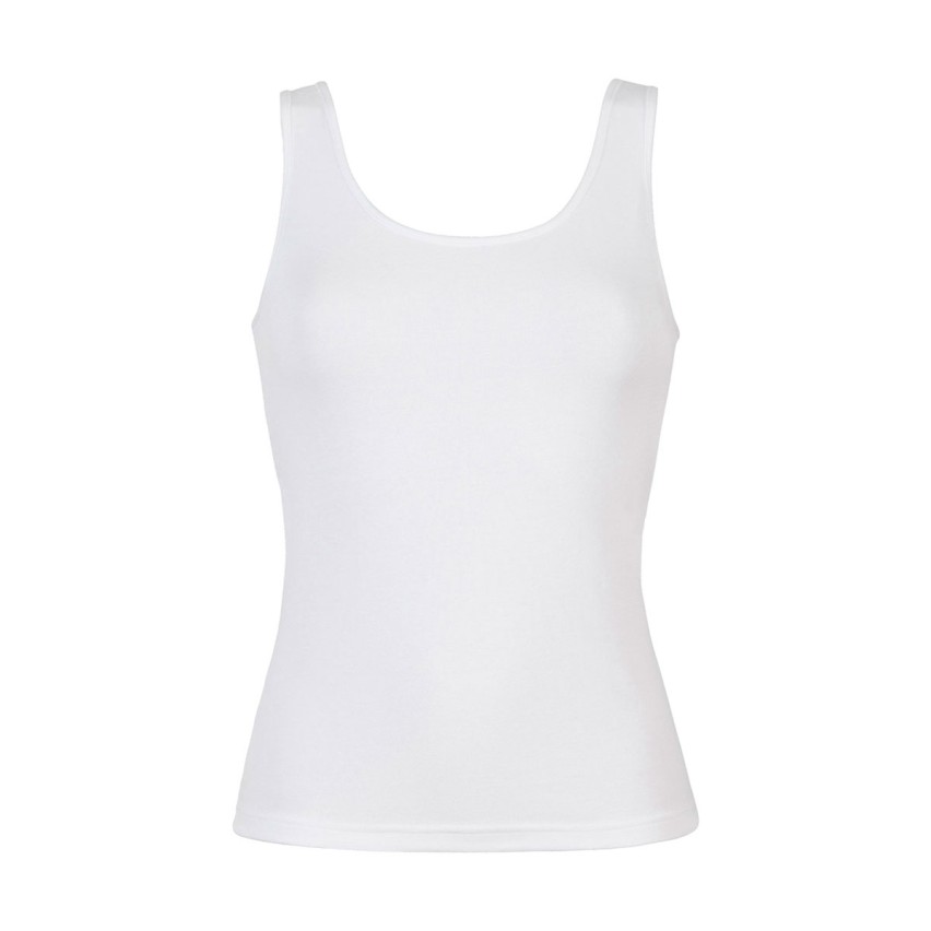 Canotta donna Cotonella GD009 spalla larga cotone elasticizzato