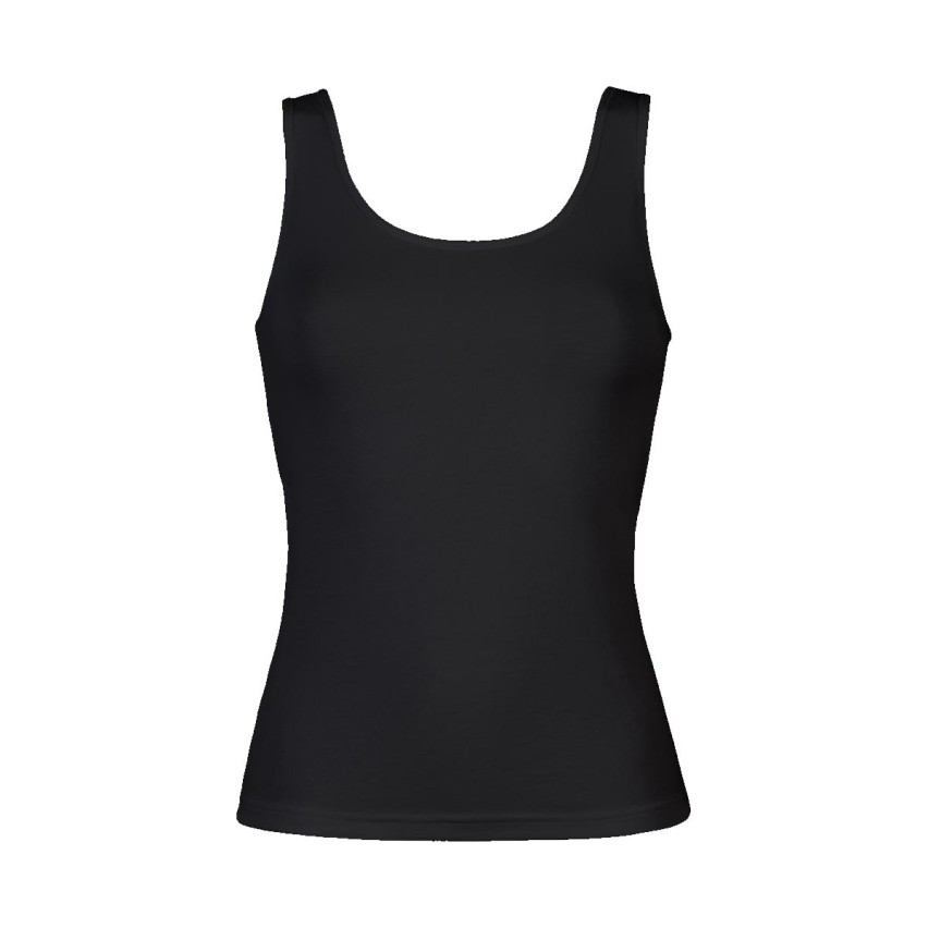 Canotta donna Cotonella GD009 spalla larga cotone elasticizzato