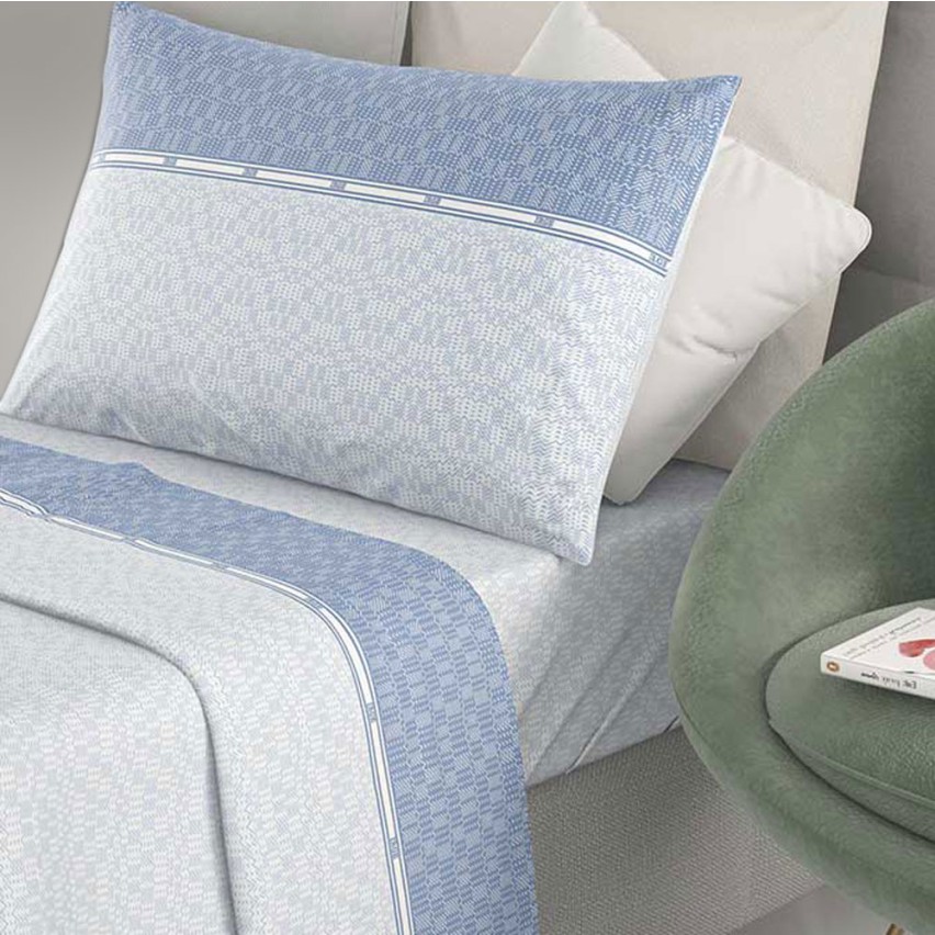 Completo letto 100% cotone Irge Ginevra fantasia Albachiara 