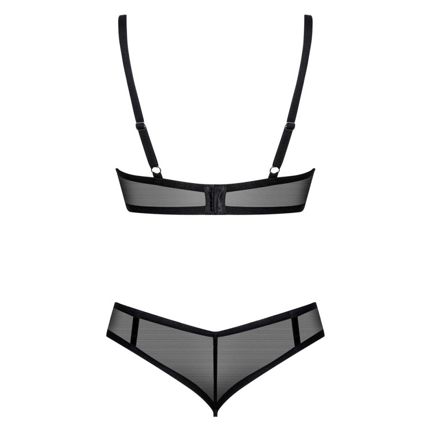 Set intimo sexy bra con ferretto e perizoma Obsessive Glandez