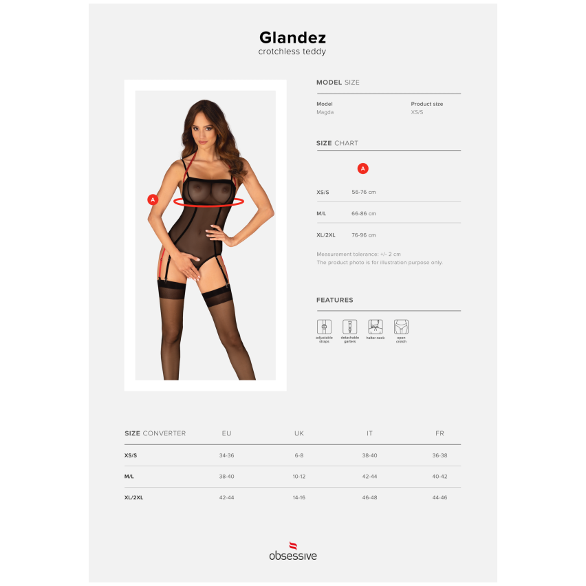 Body trasparente cavallo scoperto hot sexy Obsessive Glandez