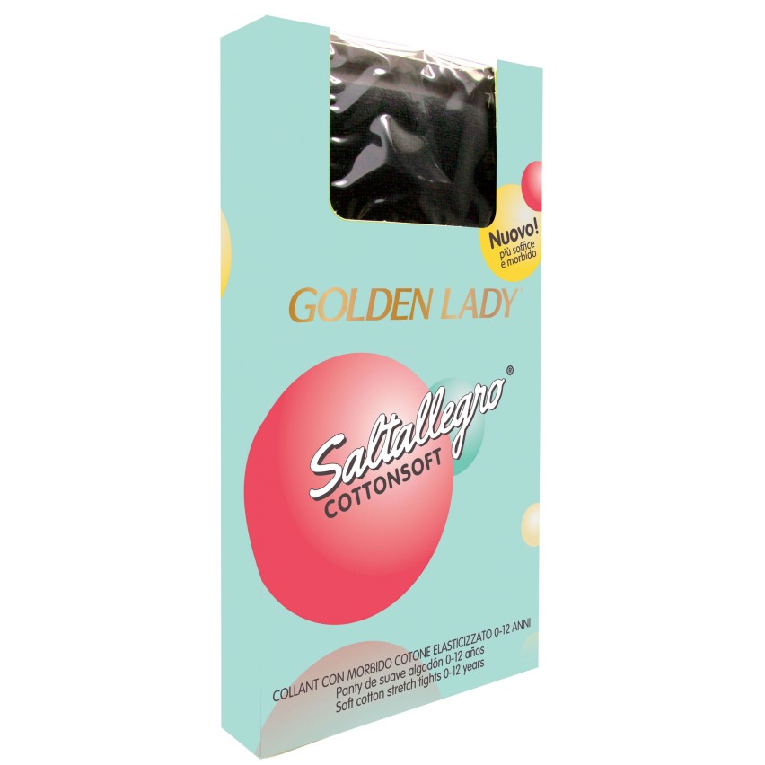 Collant bambina Golden lady Saltallegro Cottonsoft cotone