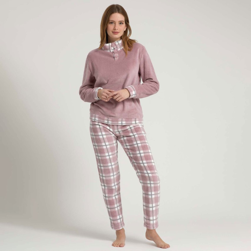 Pigiama donna collo alto coral Il granchio GP6064