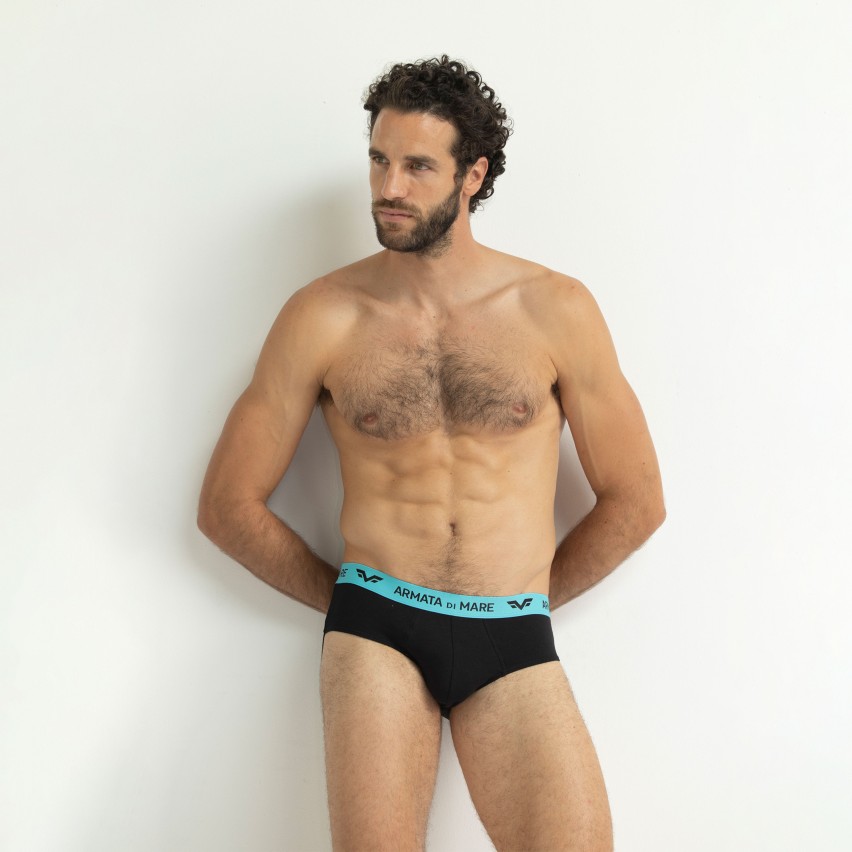 Slip Armata di Mare GT2382 elastico logato 3 pezzi