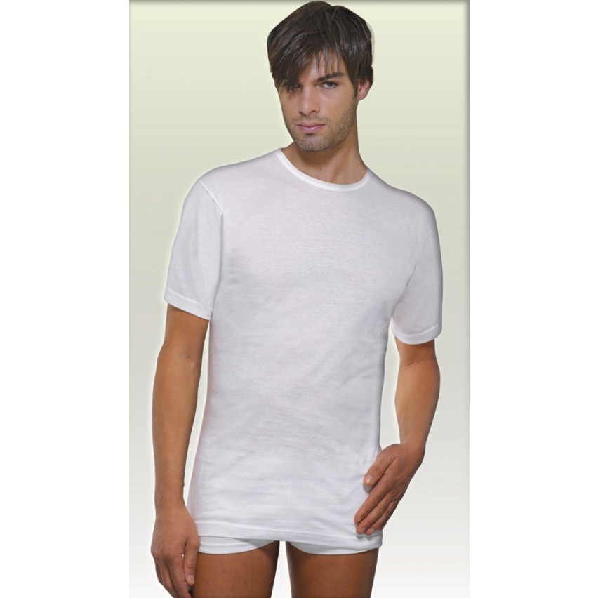 Maglia intima da uomo girocollo Henry Cotton's cotone filo di scozia 3 pz