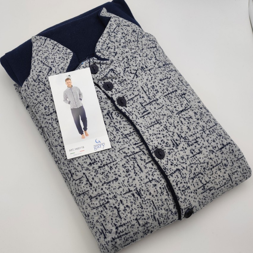 Pigiama uomo Gary art. H60118 punto milano a giacca