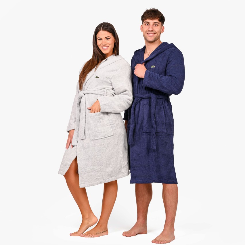 Accappatoio Lacoste L Open unisex 100% cotone