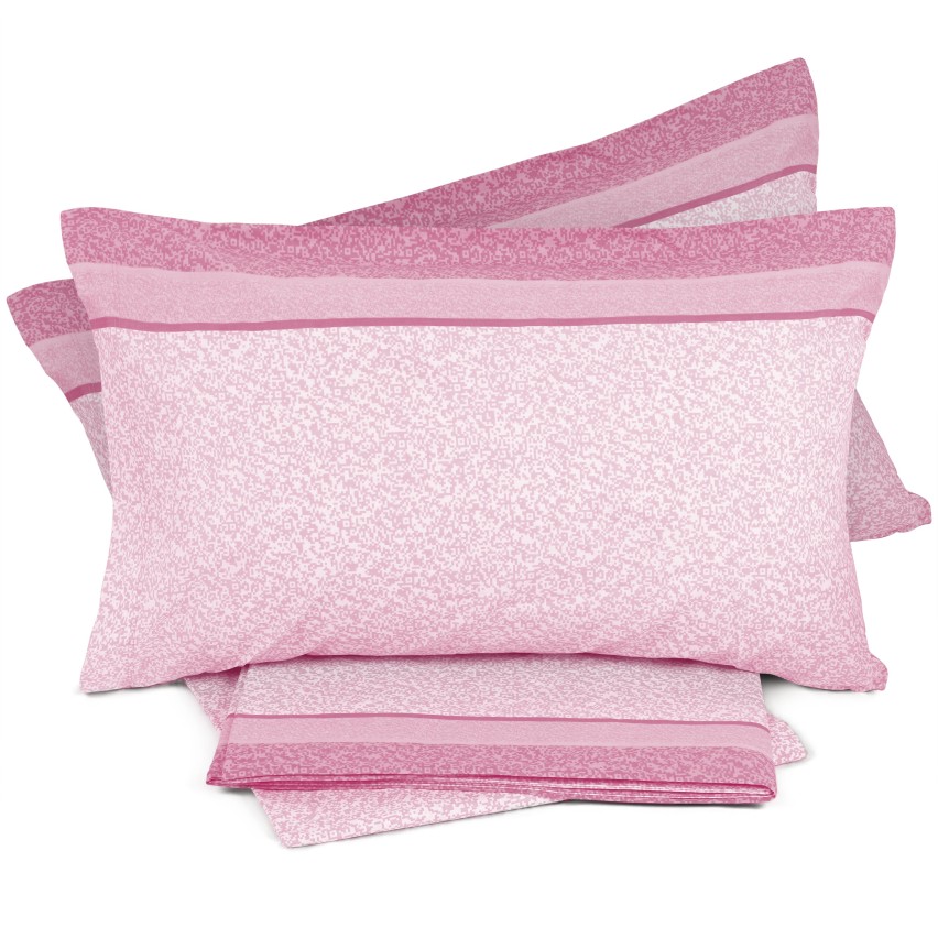 Completo letto lenzuola cotone fantasia effetto pixel Biancaluna Marena Larry