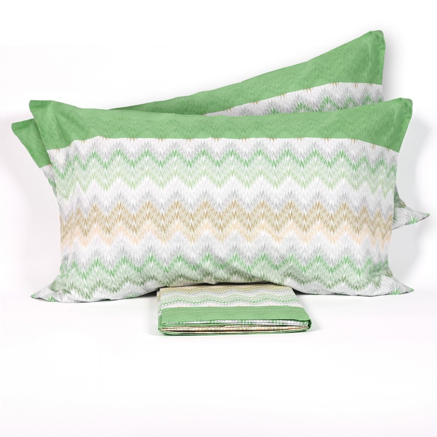 Completo letto singolo in cotone fantasia geometrica Zara Biancaluna