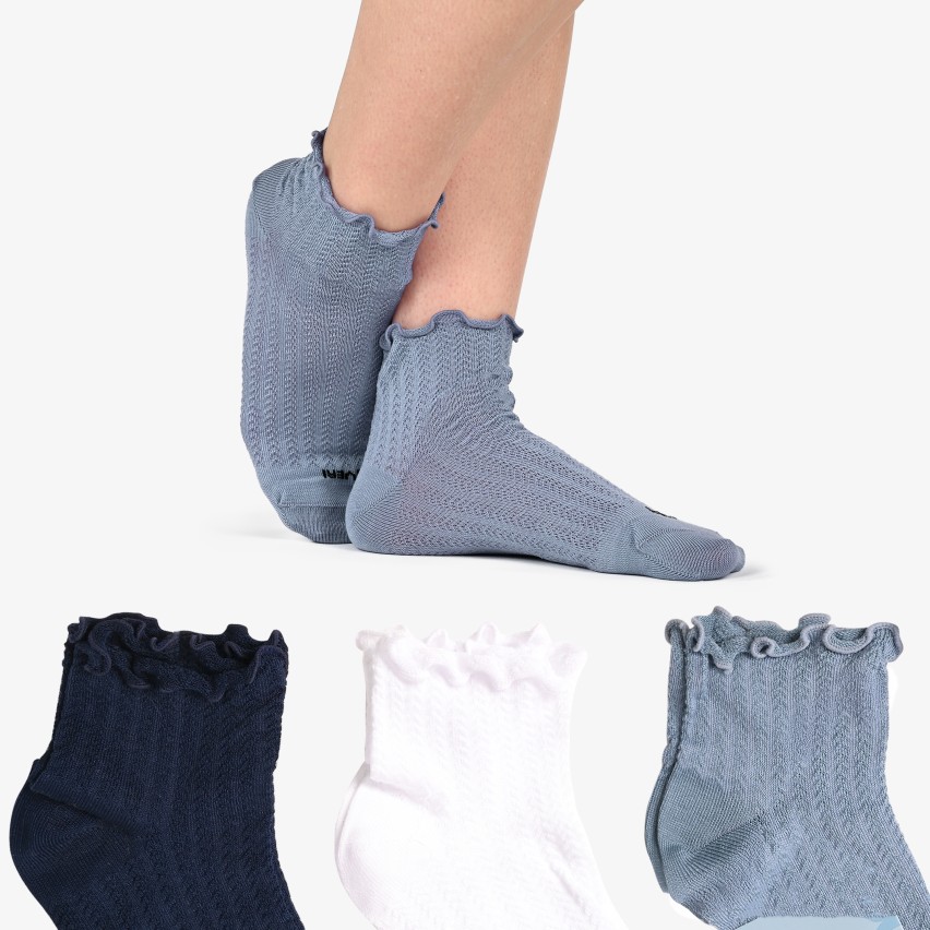 Calzini da donna in cotone assortiti Enrico Coveri Letizia 3 paia