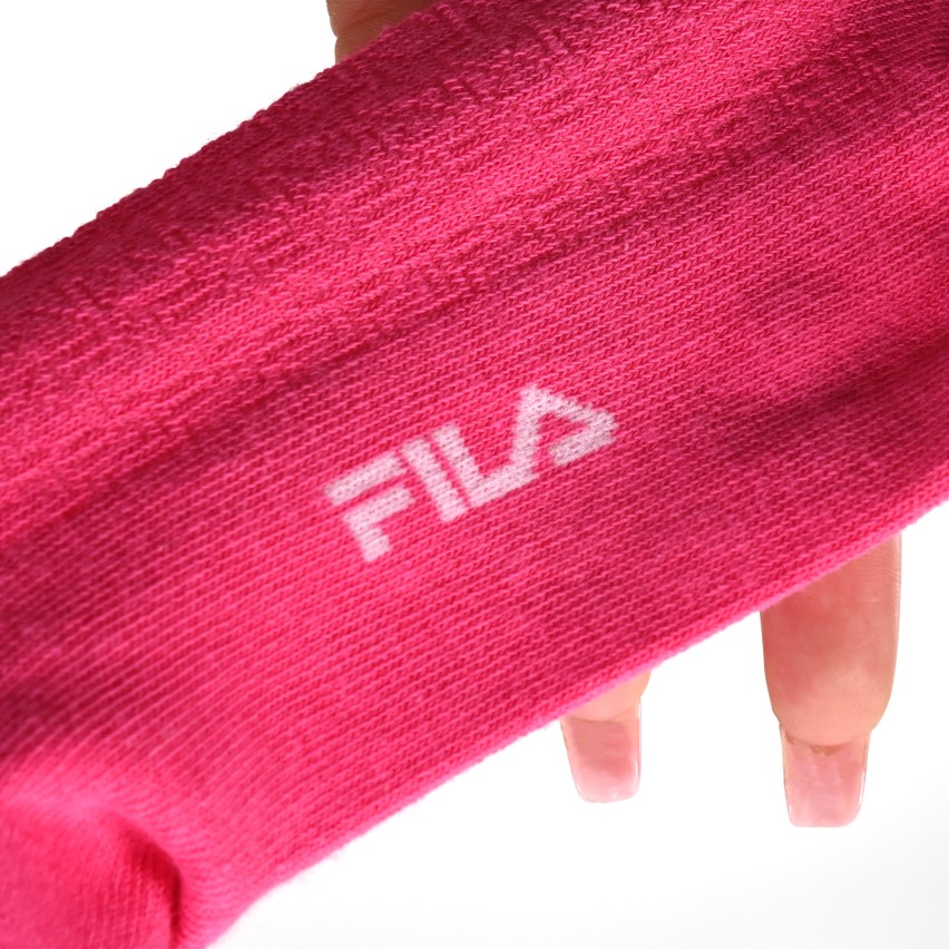 Calze donna logo scintillante cotone elasticizzato Fila F6789 3 paia 