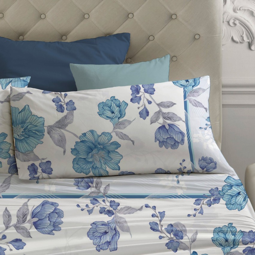 Completo letto lenzuola Laura Biagiotti 100% cotone percalle Helicona