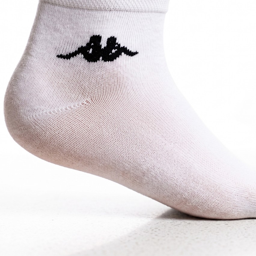 Calze corte unisex in cotone leggero Kappa K005 - 3 paia
