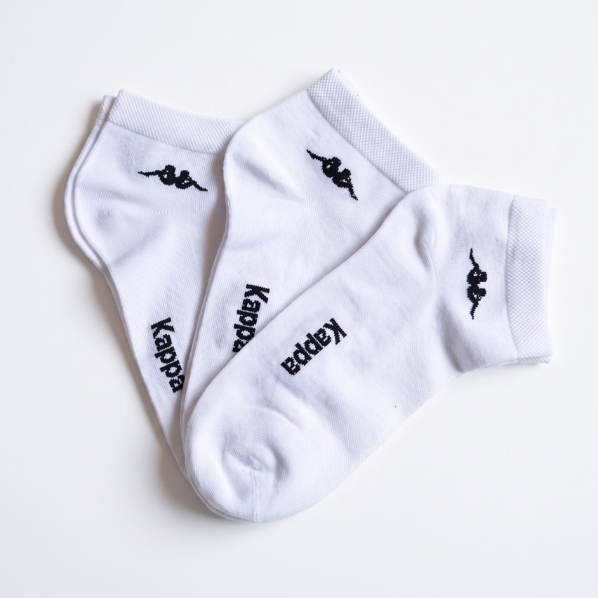 Calze corte unisex in cotone leggero Kappa K005 - 3 paia