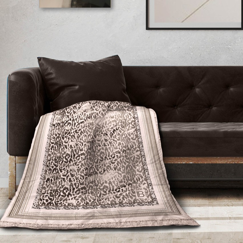 Coperta soffice in sherpa Laura Biagiotti Leopardato 210x250cm