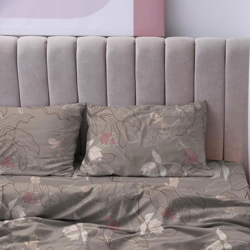 Completo letto maxi floreale 100% cotone Laura Biagiotti Gea