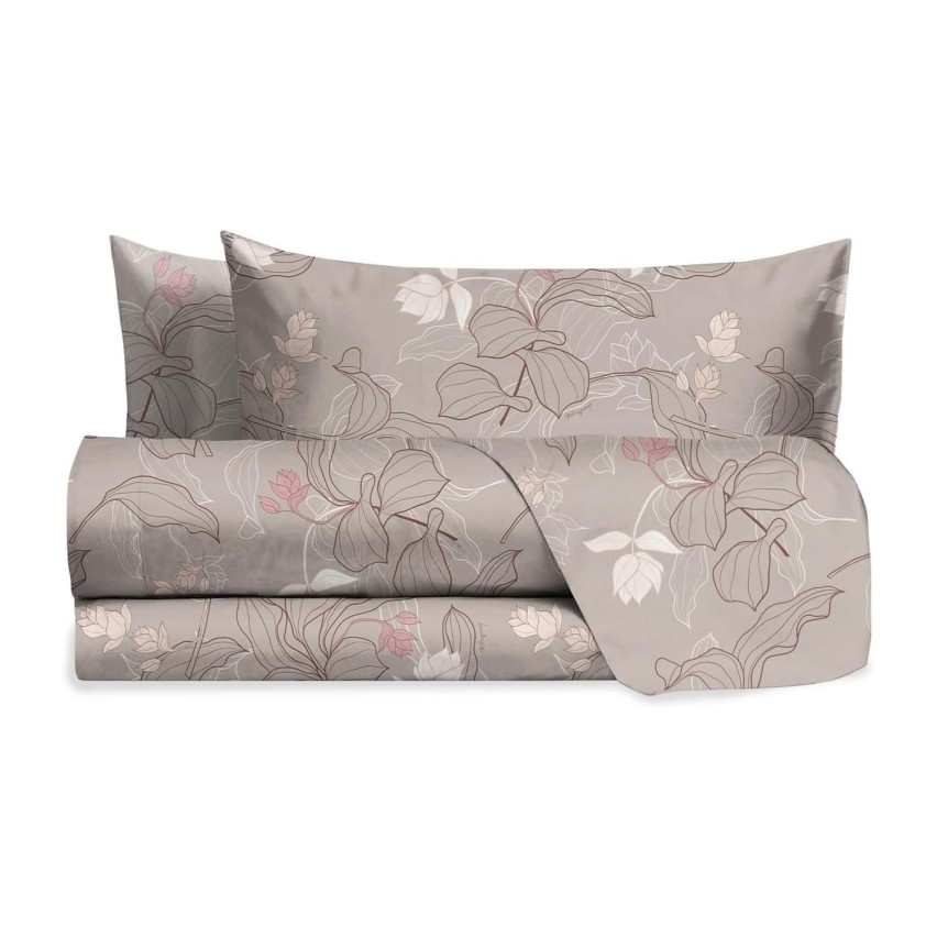 Completo letto maxi floreale 100% cotone Laura Biagiotti Gea