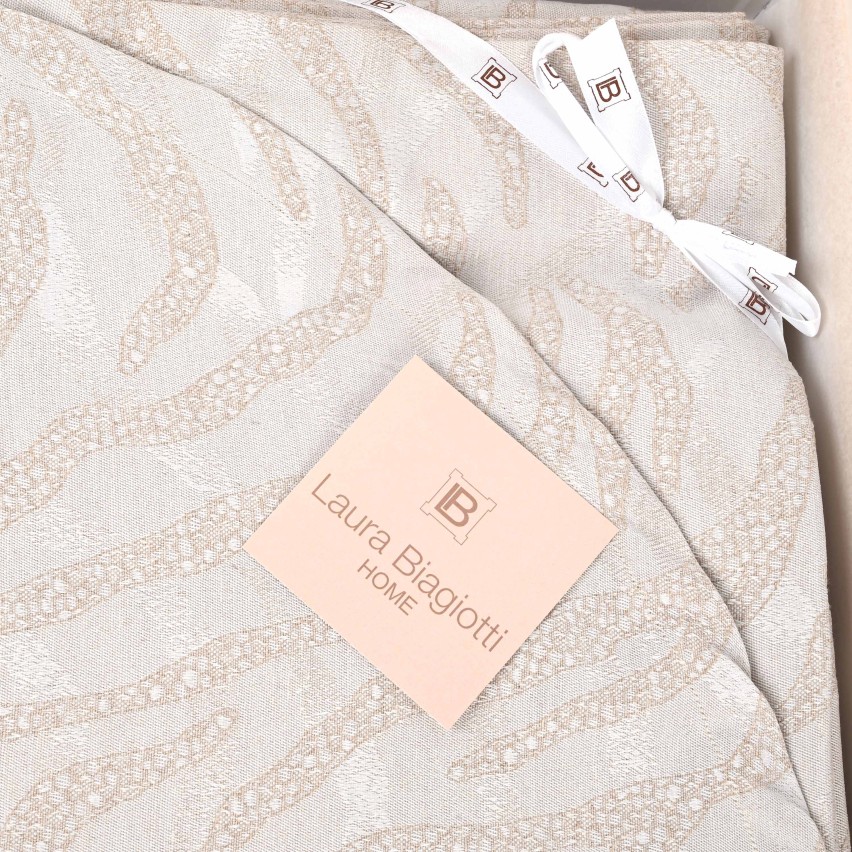 Copriletto Matrimoniale estivo tessuto jacquard Laura Biagiotti Alkaid