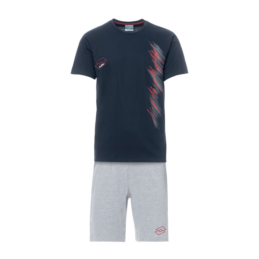 Pigiama uomo estivo in cotone Lotto LP1209