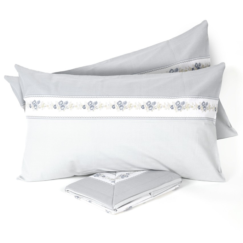 Lenzuola 100% cotone Preziosa Alba DIS.64