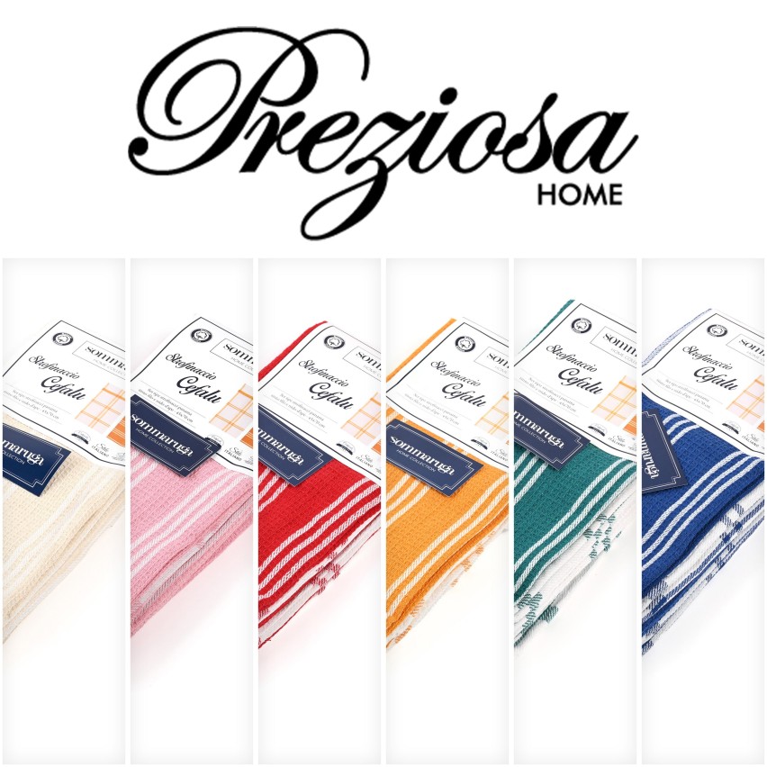 Set strofinacci Sommaruga Cefalù panama 6 pezzi