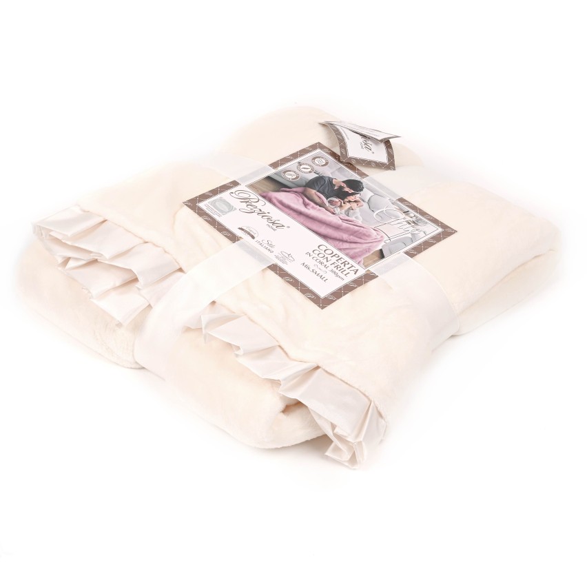 Coperta in coral con frill Preziosa Chic Cop