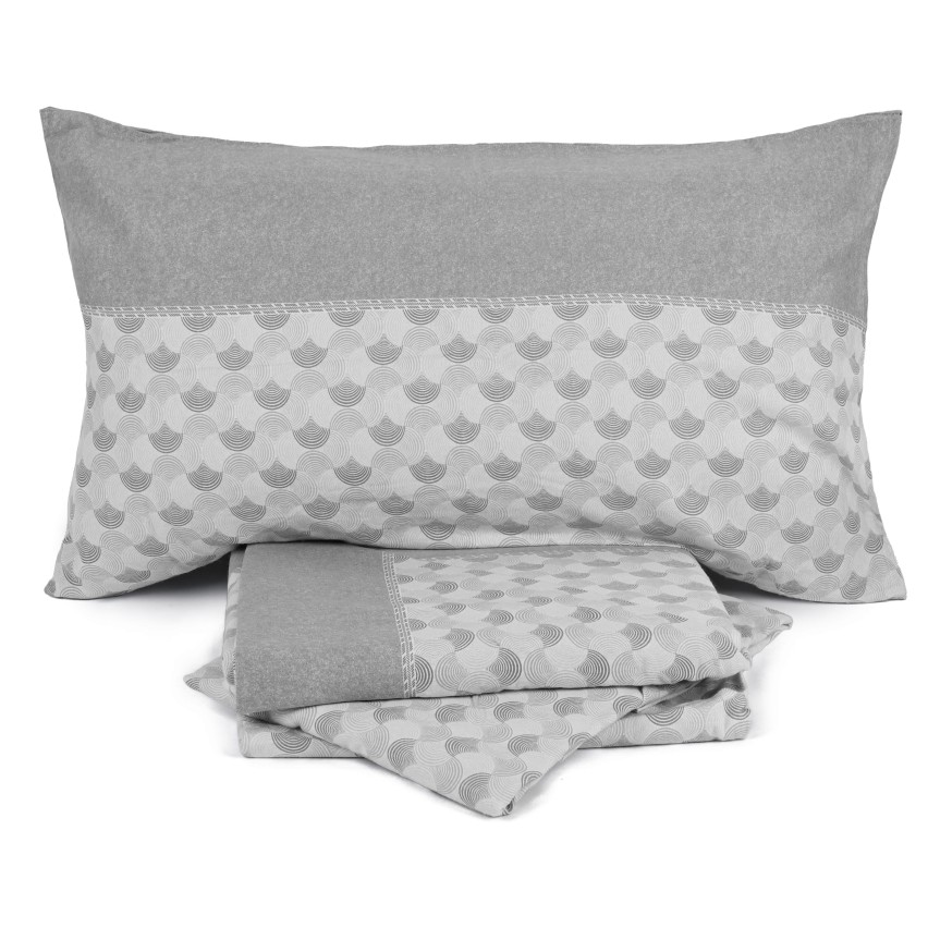Lenzuola Preziosa letto Flanella Soffice dis.18