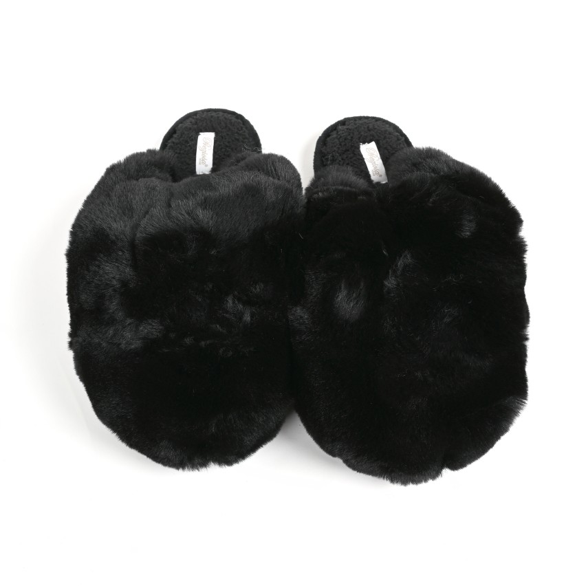 Pantofole soffici pelose Donna Preziosa 0183 Antiscivolo