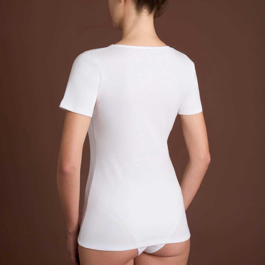 Maglia intima donna caldo cotone termico manica corta DM43A7