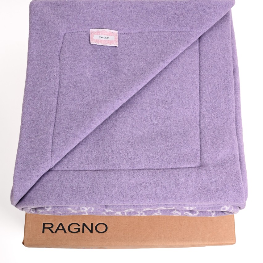 Coperta soffice eco pile Ragno DO50YP lilla 190x130