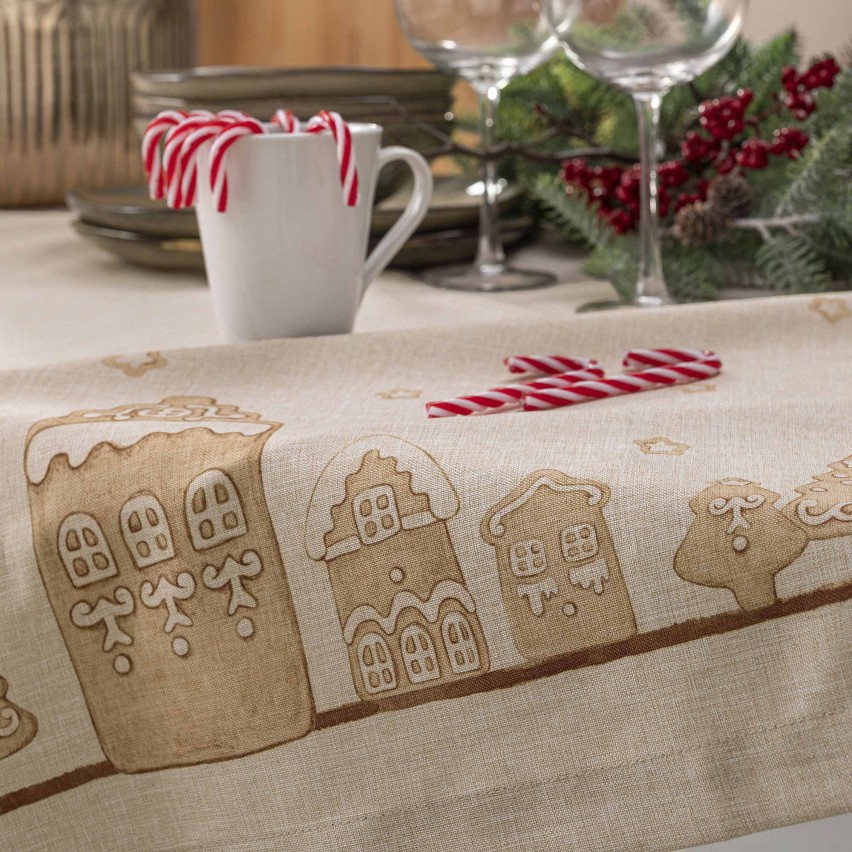 Tovaglia antimacchia natalizia Thun Gingerbread