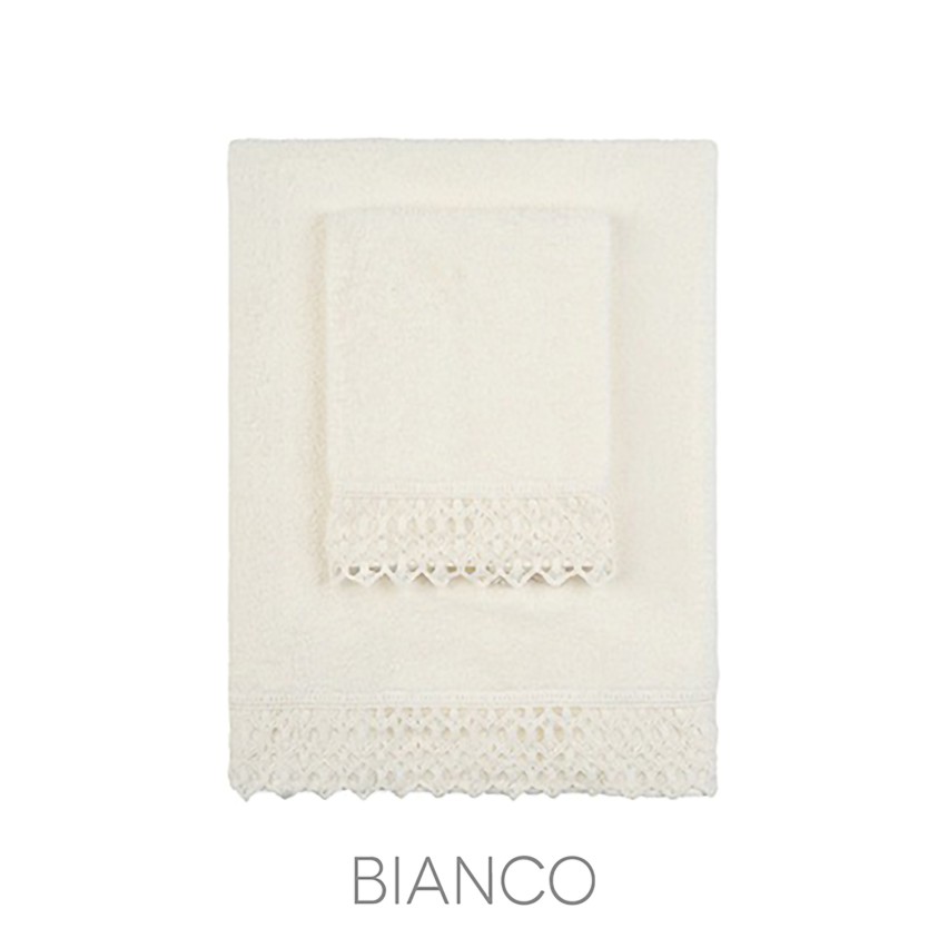 Asciugamani viso + ospite 100% cotone Vingi Jasmine
