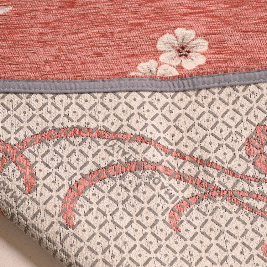 Tappeto floreale in jacquard ciniglia Incanto Clasik Zambaiti