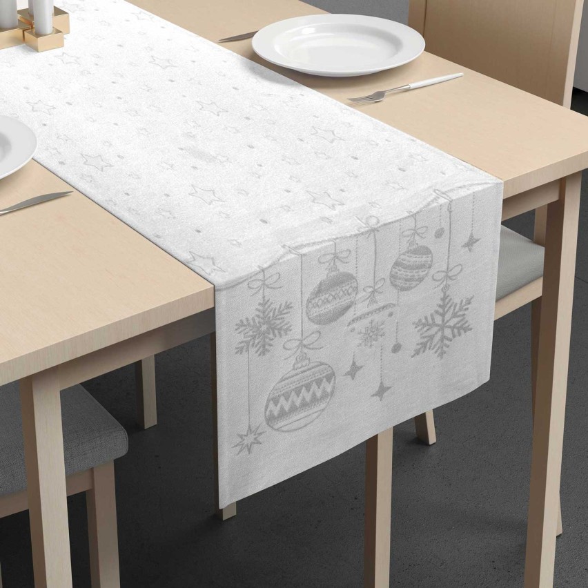 Runner tessuto jacquard natalizio Zambaiti