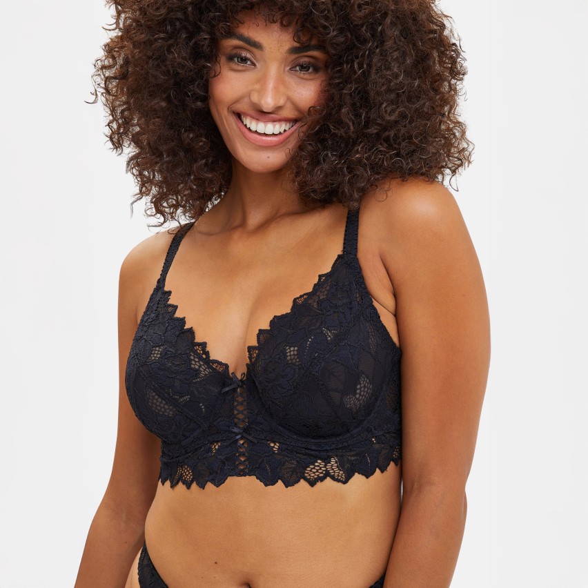 Reggiseno bustier con ferretto in pizzo San Complexe ARUM 90A564 
