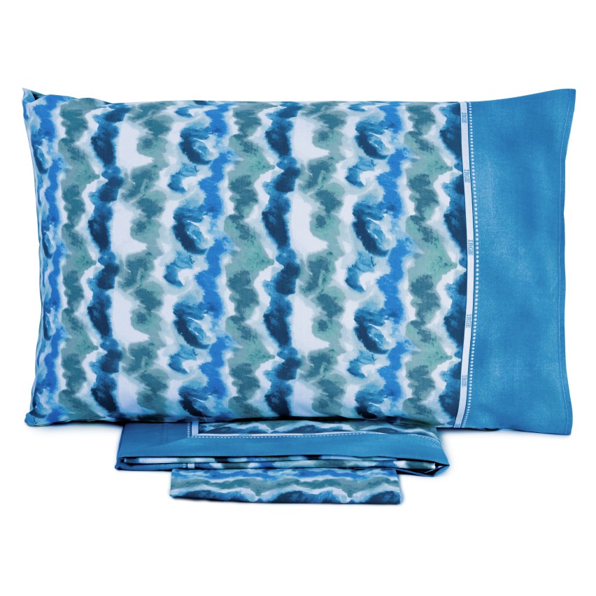 Completo letto Irge cotone fantasia acquarello Spring