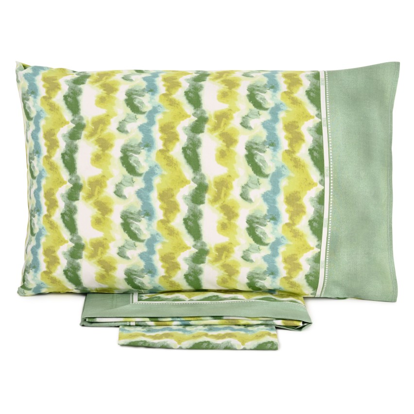 Completo letto Irge cotone fantasia acquarello Spring