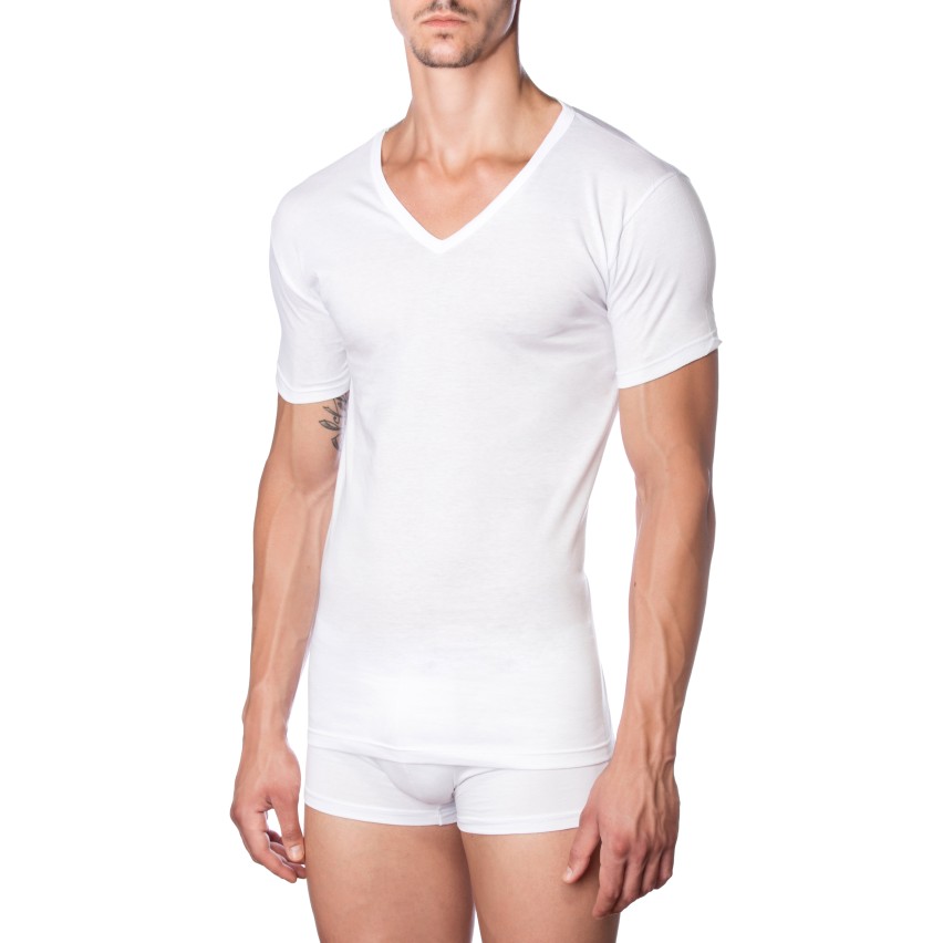 Maglia Uomo scollo a V 100% cotone Marc Luis J031