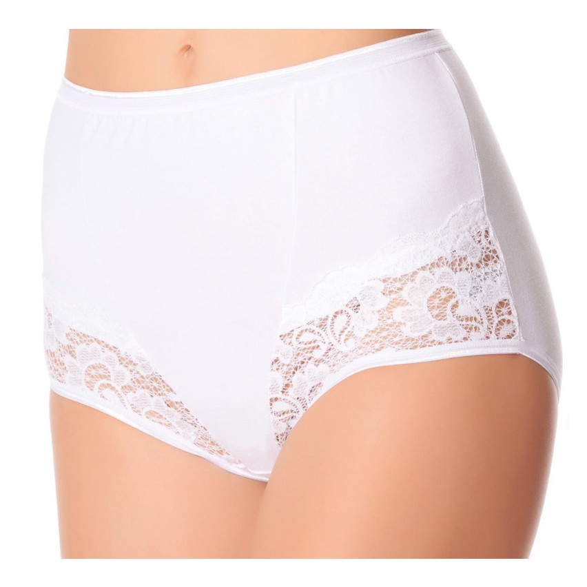 Slip culotta donna jadea 06 vita alta cotone elasticizzato 3 pezzi