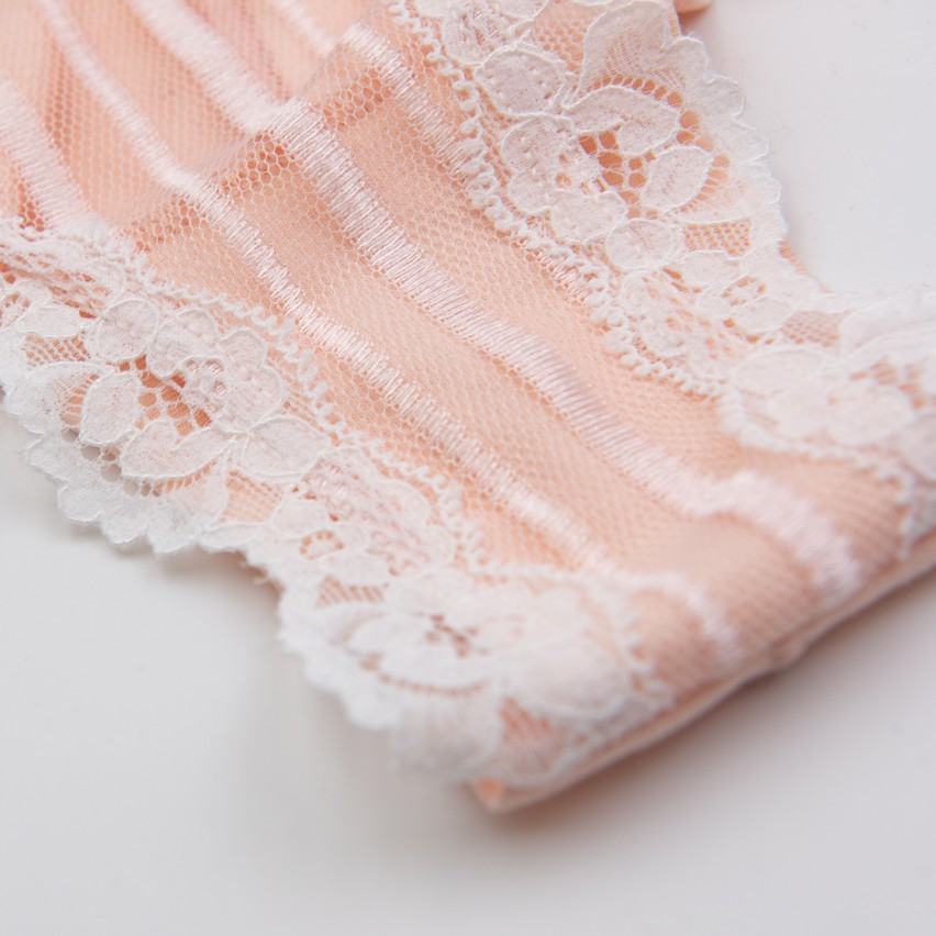 Brasiliano donna jadea chic 6052 nero e rosè tulle e pizzo 2 pezzi