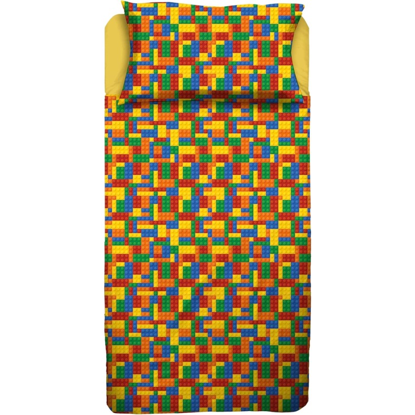 Completo Letto Singolo 100% cotone Jolly Bricks
