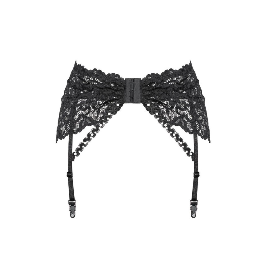 Sexy reggicalze Obsessive Joylace garter belt pizzo perle bianche